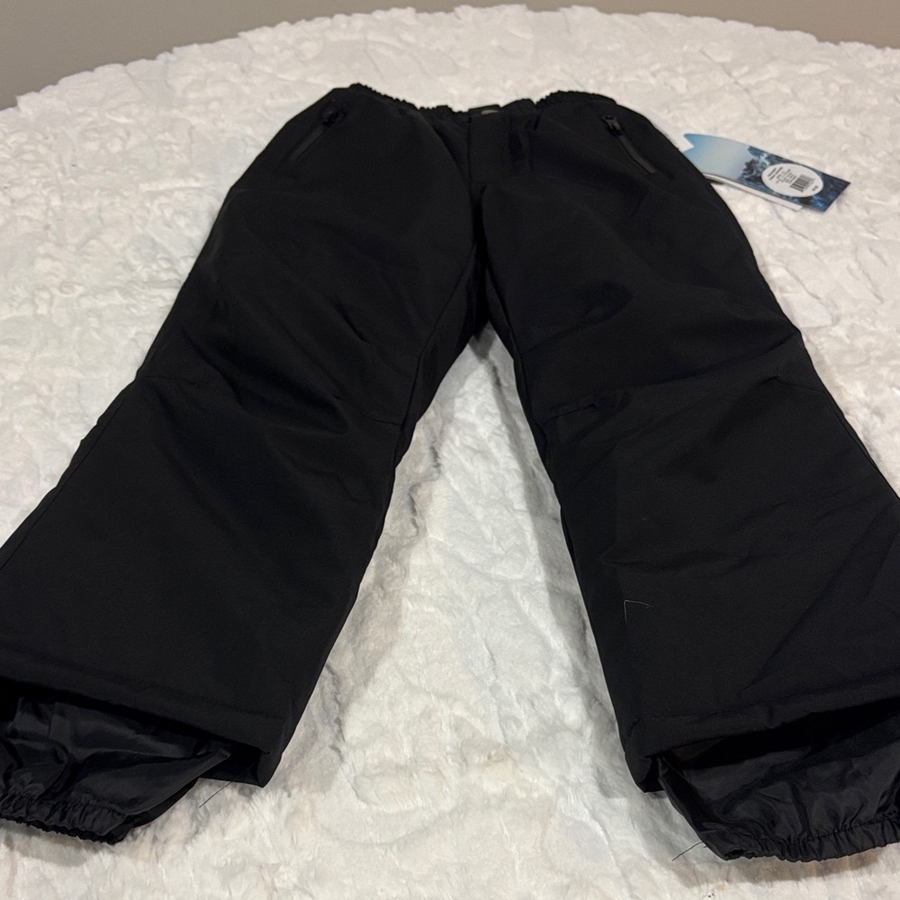 Iceburg Kids Black Snow Pants Size M(6-6X)
